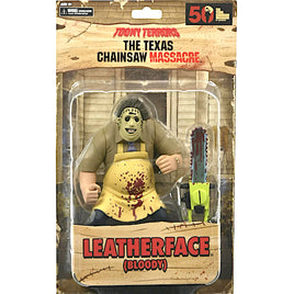 Leatherface Bloody The Texas Chainsaw Massacre Toony Terrors Action Figure 6"