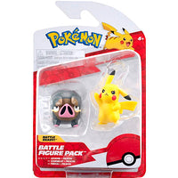 Lechonk & PIkachu Pokemon Battle Feature Figure Set 2"