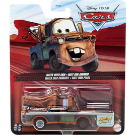 Mater with Sign Metal Disney Cars 1/55 Diecast