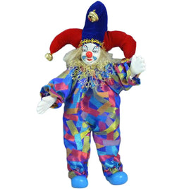 Nanners Smiling Porcelain Face Clown 9"