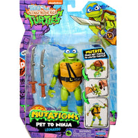 Tales of the TMNT Mutations Pet to Ninja Leonardo Figure 6"