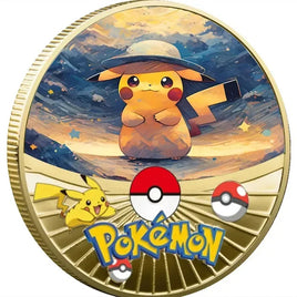 Pokemon Starry Sky Pikachu Explorer Collectible Coin