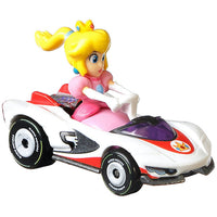 Princess Peach P-Wing Hot Wheels Mario Kart 1/64 Diecast