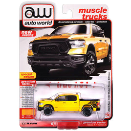 Auto World 2023 Ram 1500 Rebel Havoc Yellow Diecast 1/64