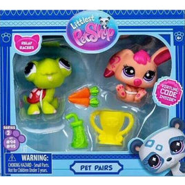 Relay Racers Littlest Pet Shop Pet Pair 2.5" (Turtle & Rabbit)