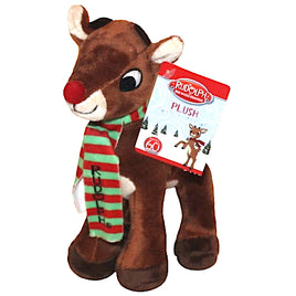 Rudolph with Scarf Holiday Plush 6"