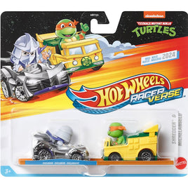 Shredder vs. Michelangelo Hot Wheels Racer Verse Diecast Vehicle 1:64