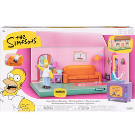 The Simpsons Living Room Diorama Playset for 2.5" Figures