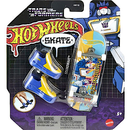 Soundwave Transformers Hot Wheels Skate Fingerboard and Shoes