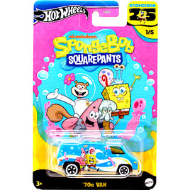 Spongebob Squarepants '70s Van Hot Wheels Diecast 1/64