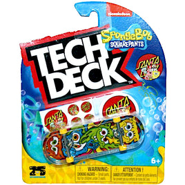 Spongebob Squarepants Faces Santa Cruz Tech Deck Fingerboard