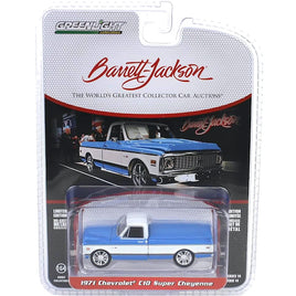 '71 Chevy C10 Super Cheyenne Barret-Jackson Greenlight Hollywood Diecast 1/64