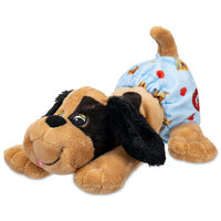 Pound Puppies Newborn Tan with Black Ears 7"