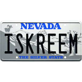 Twisted Metal "ISKREEM"  Sweet Tooth Ice Cream Truck Plate