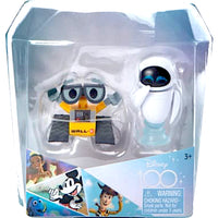 Wall-E and Eve Disney Pixar Figure 2pk 3"