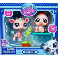 Zoo Pals Littlest Pet Shop Pet Pair 2.5" (Giraffe & Sloth)