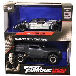 Flip Car & Deckard's Fast Attack Buggy Fast & Furious Legacy Series Jada Diecast 1/32