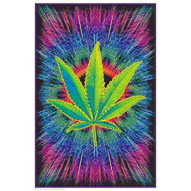 045 ROLLED - Canna Vibes Blacklight Poster 24x36 PE