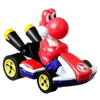 Red Yoshi Standard Kart Hot Wheels Mario Kart 1/64 Diecast