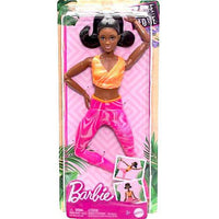 Yoga Barbie Made To Move Doll 10.5" (Pink Pants & Orange Shirt)