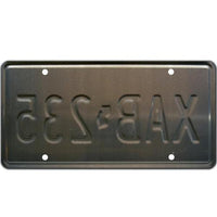 John Wick New Jersey "XAB235" Metal Stamped Replica Prop License Plate