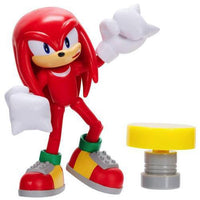 Knuckles with Spring Sonic the Hedgehog Action Figure 4"