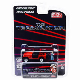 The Terminator Sara Conner's 1983 Jeep & Sarah Connor Greenlight Hollywood 1/64