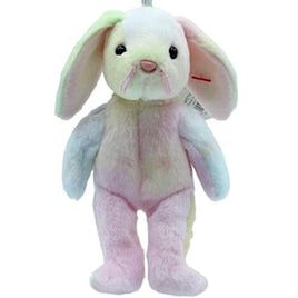 TY Basket Beanies Hippie the Bunny Plush 6"