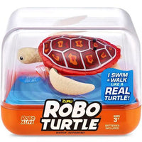 Robo Turtle Robotic Swimming Turtle Toy Orange 3"