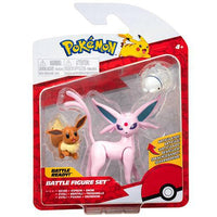 Eevee, Espeon & Snom Pokemon Battle Figure Set 2"