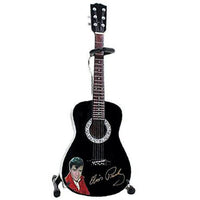 Elvis Presley Gold Signature Black Acoustic Mini Guitar