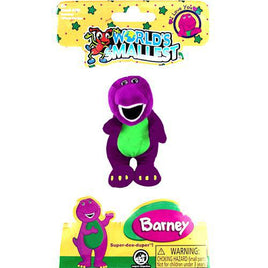 World's Smallest Barney Plush - Purple Dinosaur