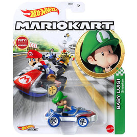 Hot Wheels Baby Luigi Sneeker Mario Kart Diecast 1/64