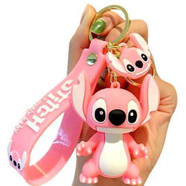 Stitch Pink Lilo & Stitch Keychain 2.5"