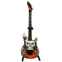 Official George Lynch Signature ESP Flaming Skull Mini Guitar Replica