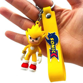 Super Sonic Sonic the Hedgehog Keychain 2.5"