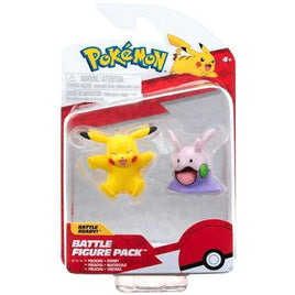 Pikachu and Goomy Pokemon Battle Feature Figure Set 3"