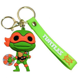 Michelangelo Mutant Mayhem Teenage Mutant Ninja Turtles Keychain 2.5"