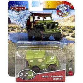 Sarge Disney Cars Color Changers 1/55 Scale