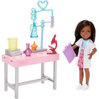 Scientist Chelsea Barbie You Can Be Anything Doll 6"