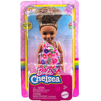 Barbie Chelsea Doll with Brown Curly Hair 6"