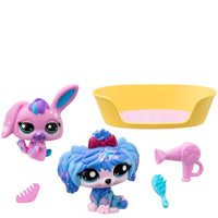 Super Salon Pet-fluencer Littlest Pet Shop Pair 2.5" (Dog & Bunny)