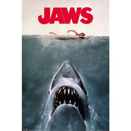 069 ROLLED - Jaws Key Art Poster 24x36 PE