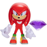 Sonic the Hedgehog Knuckles with Chaos Emerald Action Figure 4"