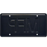 Mad Max "MFP" Metal Stamped Replica Prop License Plate