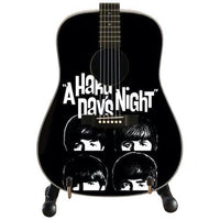 Beatles Fab 4 A Hard Days Night Acoustic Miniature Guitar Replica Collectible