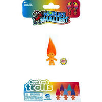 World's Smallest Good Luck Trolls Orange Hair 2.5"