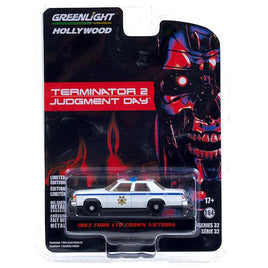 Terminator 2 Judgement Day 1983 Ford LTD Greenlight Hollywood Diecast 1/64 Car