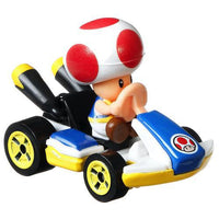 Hot Wheels Toad Standard Kart Super Mario Kart Diecast 1/64