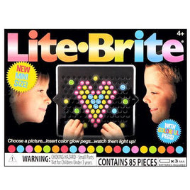 Lite Brite with Colorful Pegs Pocket Size 3"